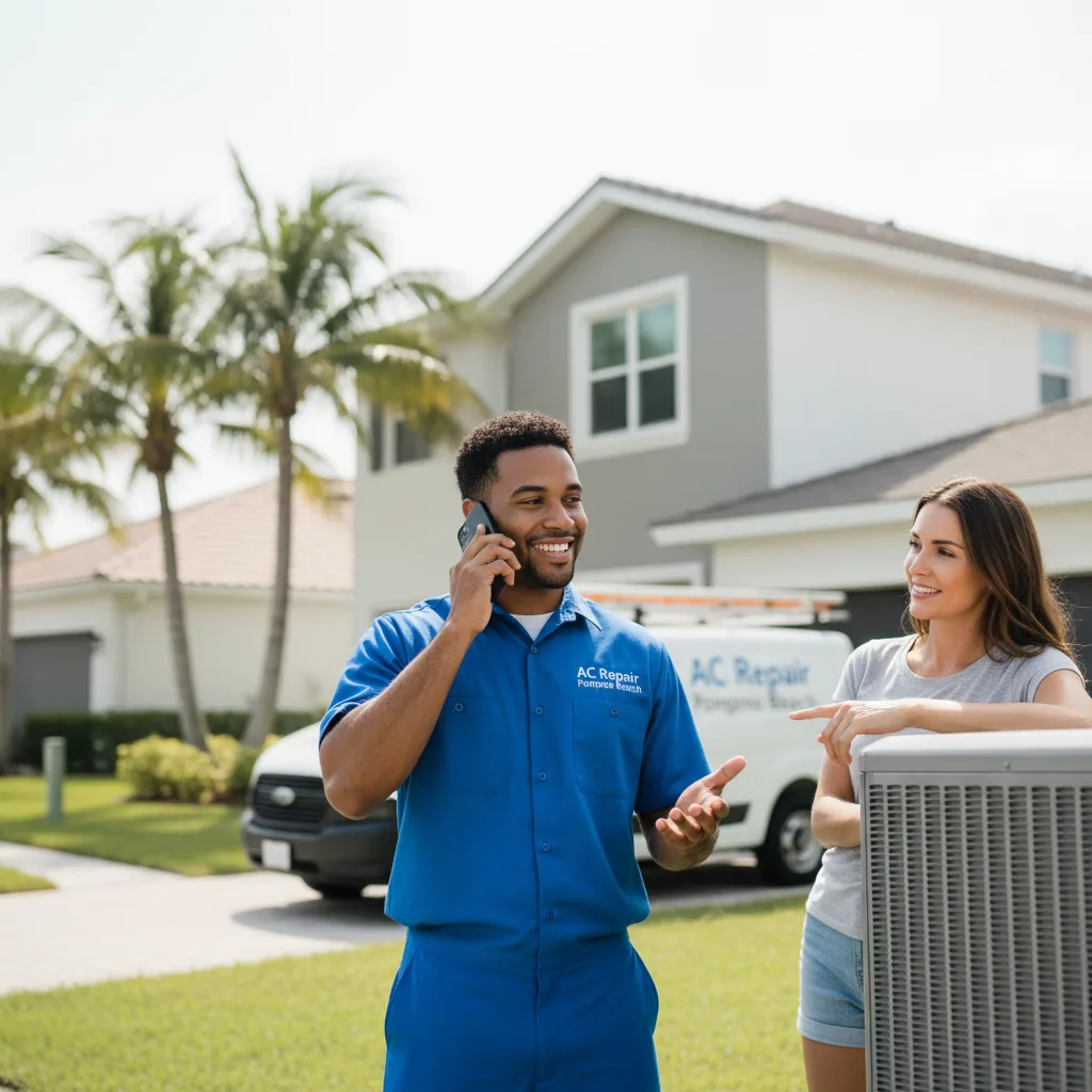 AC Repair Pompano Beach customer support in Crum